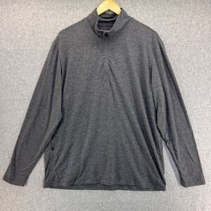 Men's Bearbottom‎ Size XL Gray Quarter- Zip Pullover Base Layer Shirt